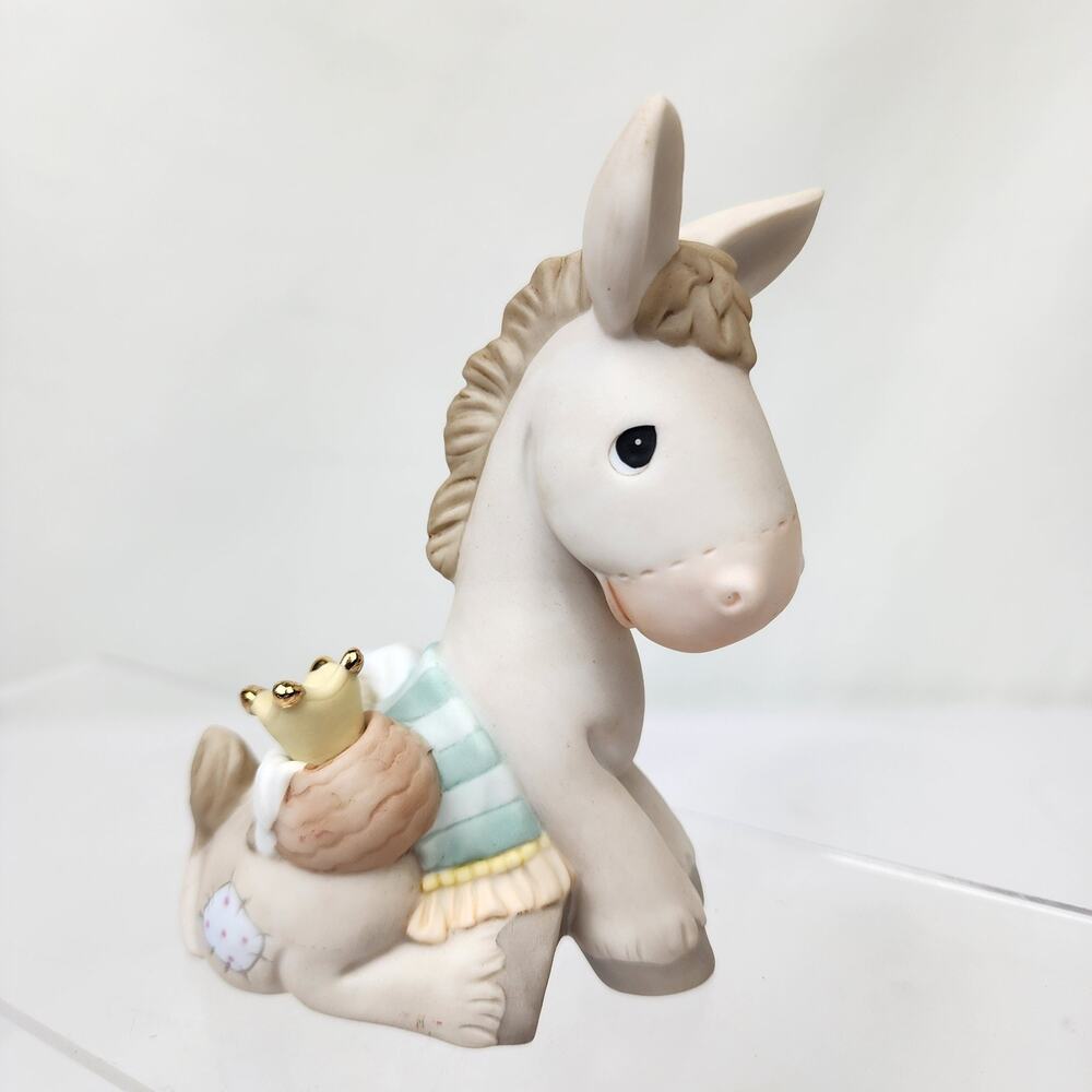 Precious Moments Replacement Donkey Crown Him King of Kings Nativity Gold 2004